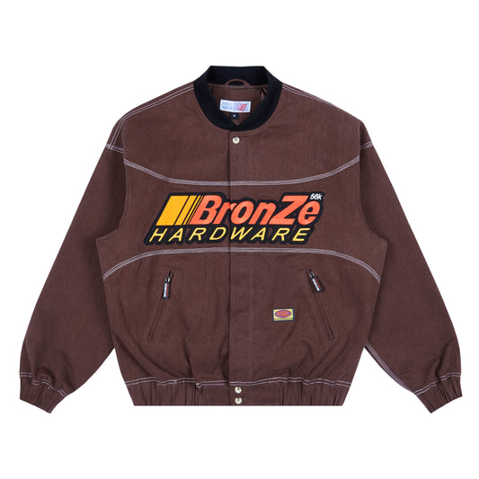 PITCREW BOMBER JACKET BROWN