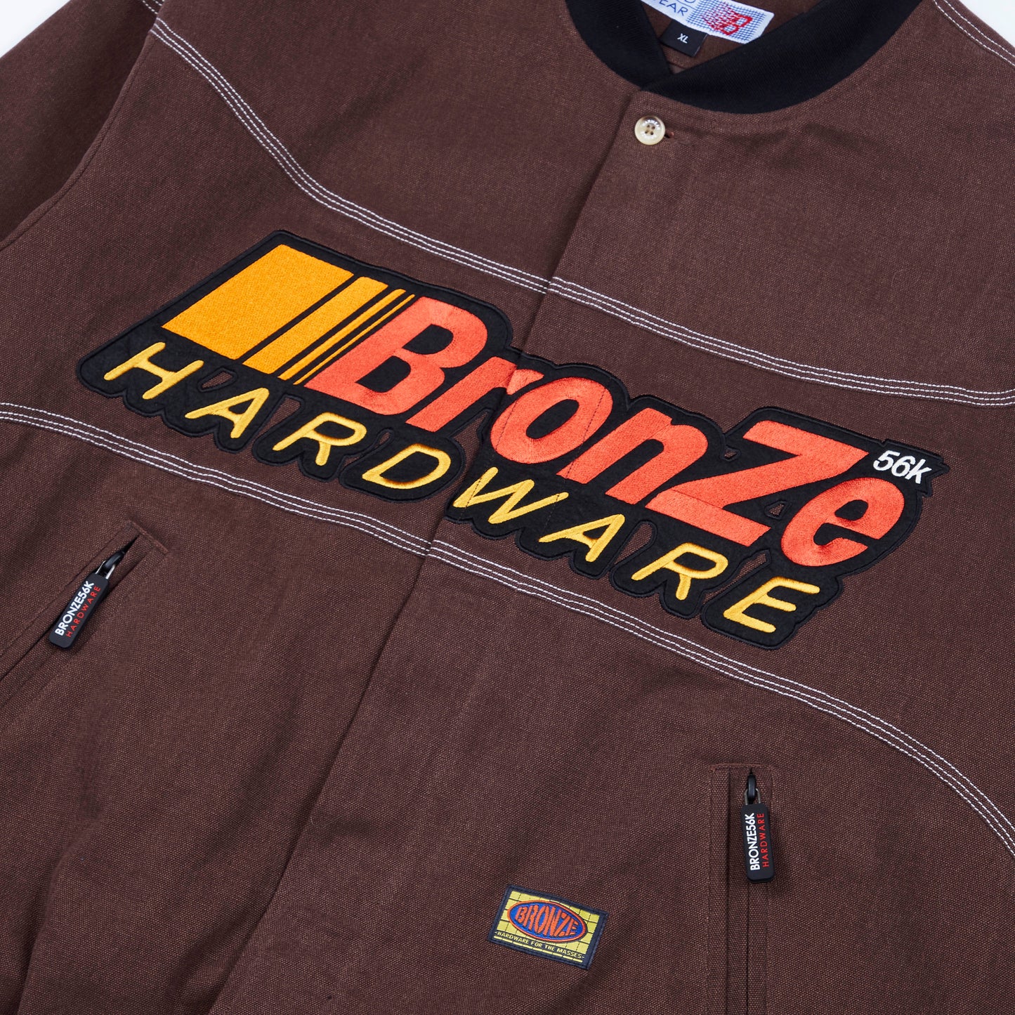 PITCREW BOMBER JACKET BROWN