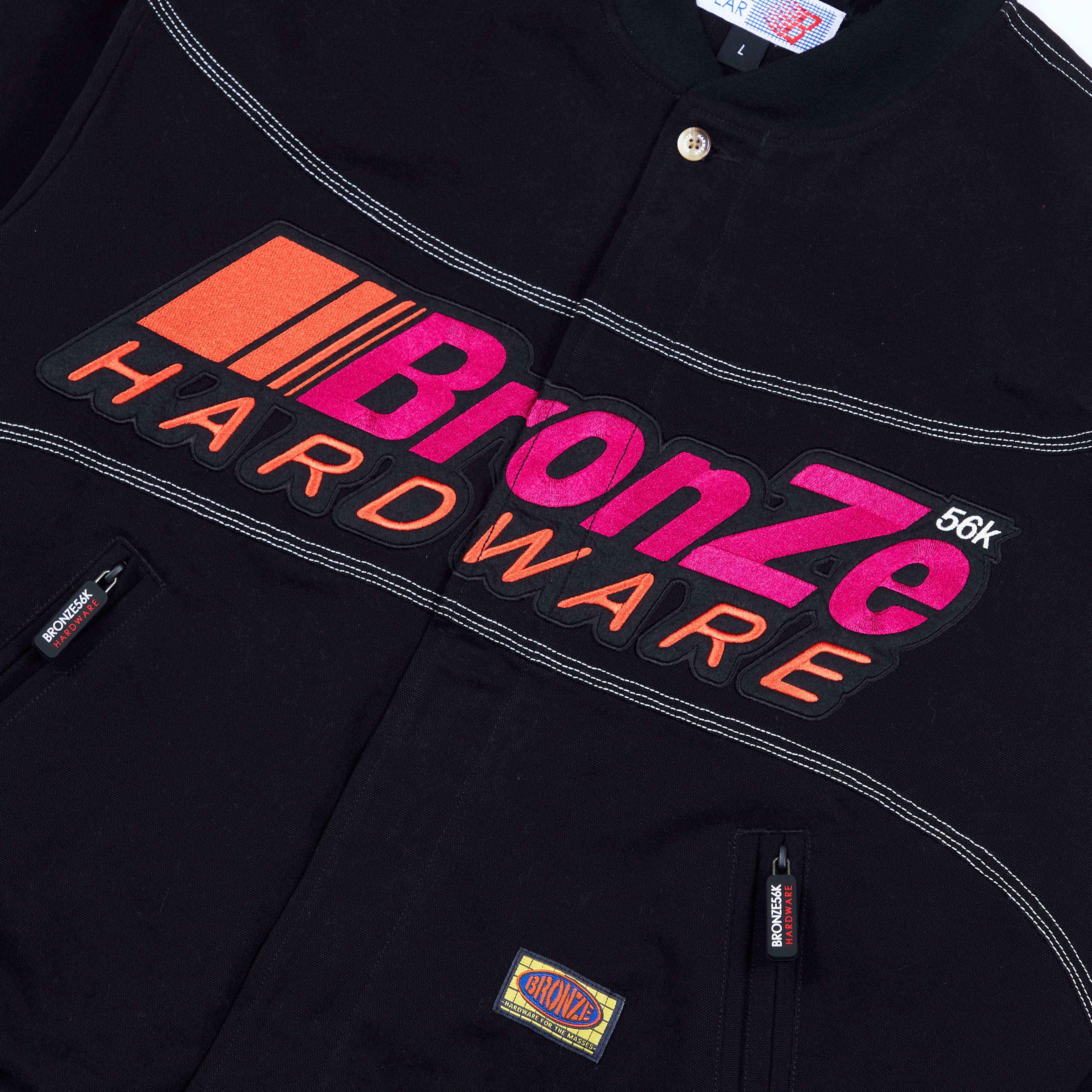 PITCREW BOMBER JACKET BLACK