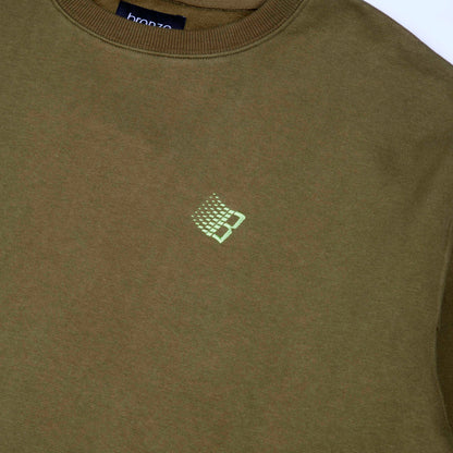 LOGO CREWNECK OLIVE