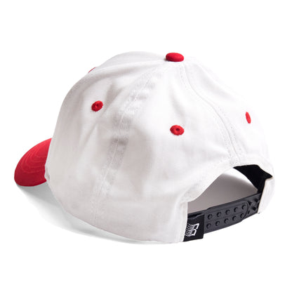 XLB HAT WHITE/RED