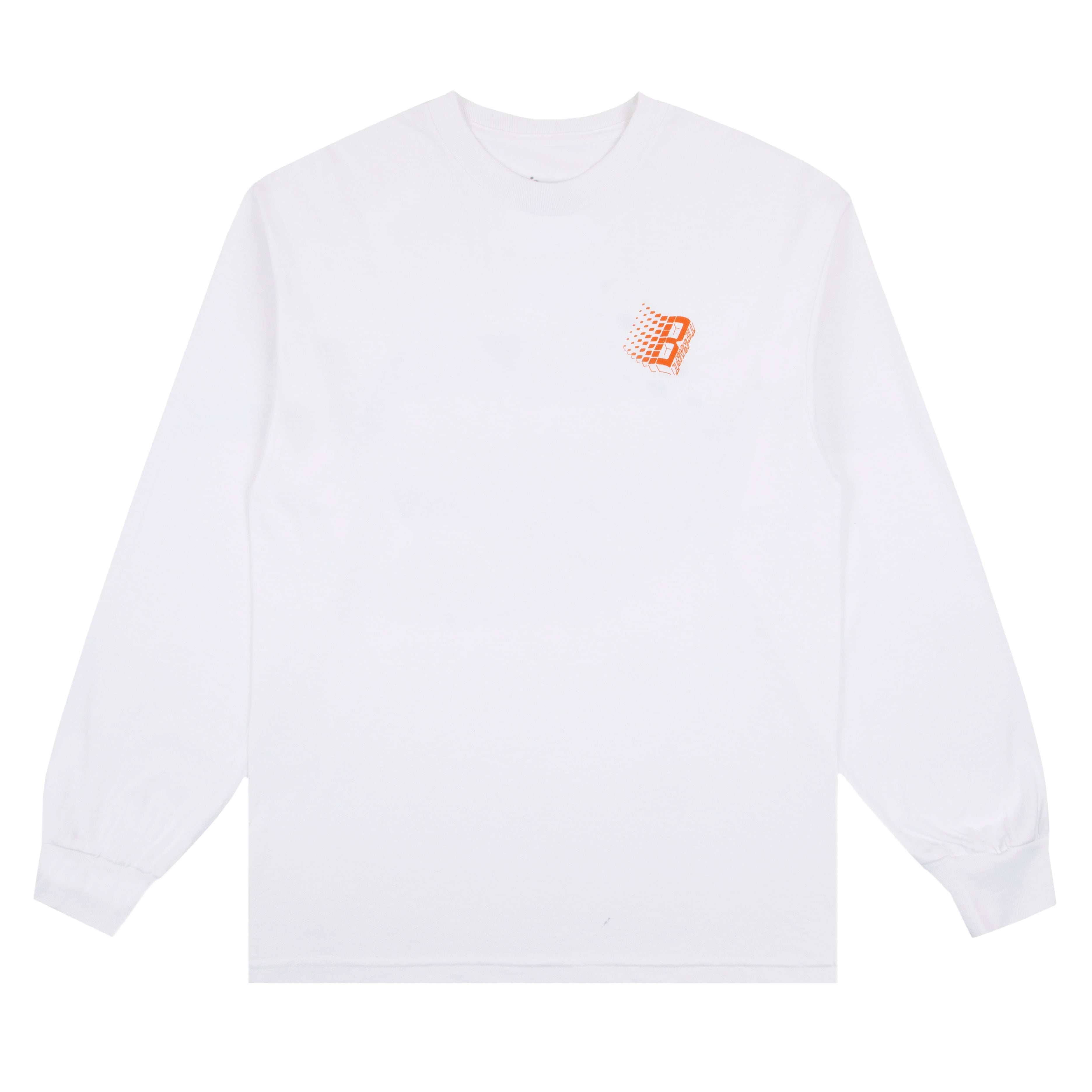 BRONZE56K X TENANT NY LOGO LONG SLEEVE WHITE