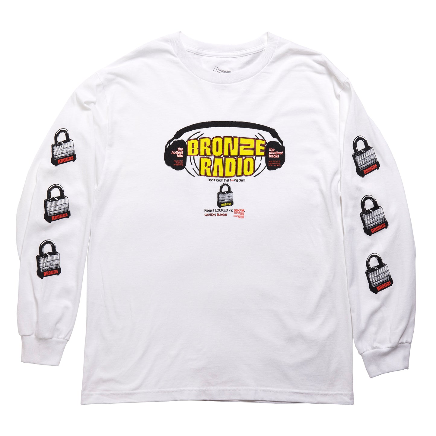 DONT TOUCH THAT FUCKING DIAL LONGSLEEVE WHITE