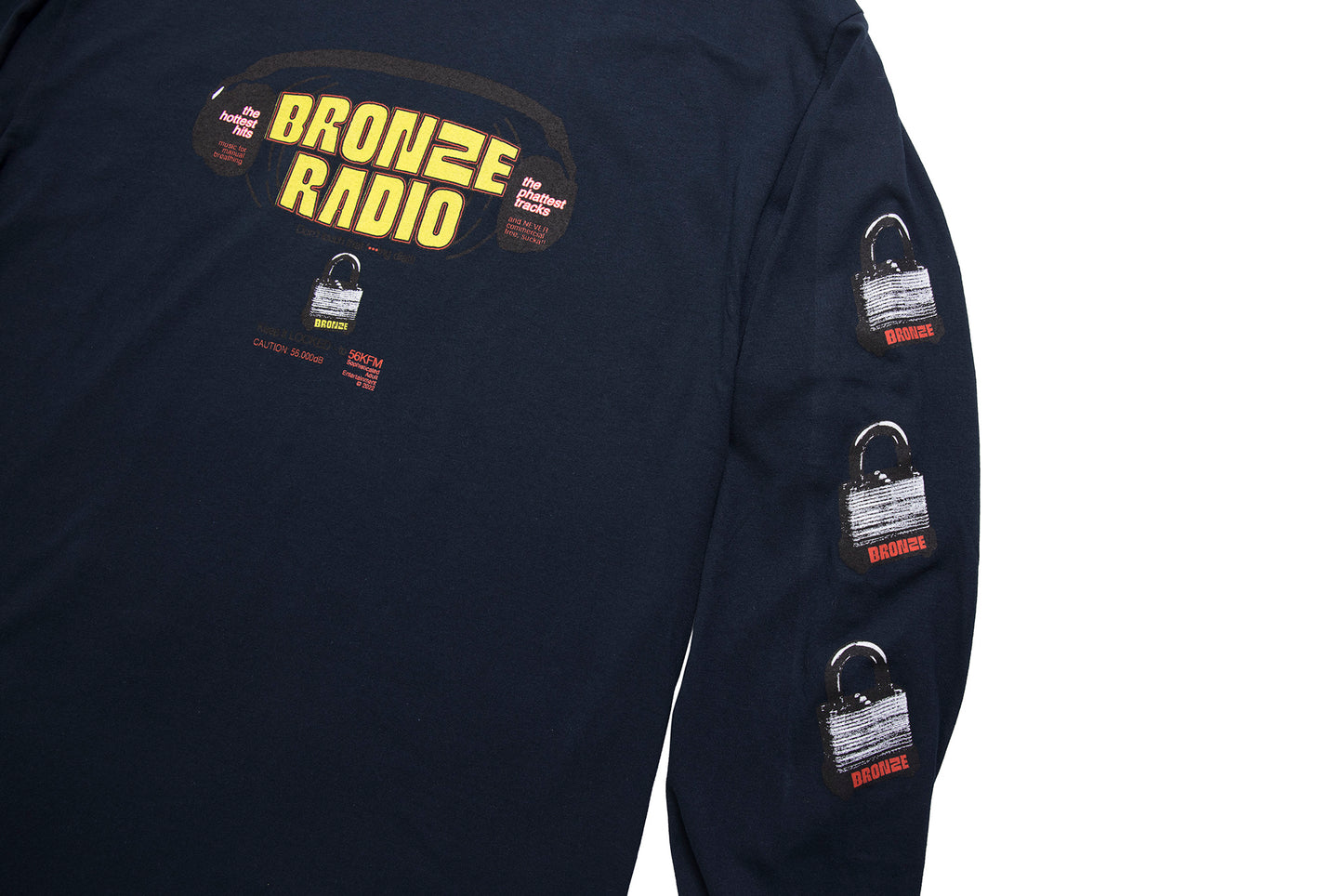 DONT TOUCH THAT FUCKING DIAL LONGSLEEVE NAVY