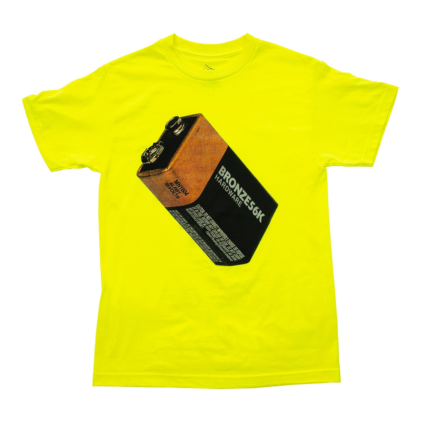 BATTERY TEE SAFETY GREEN