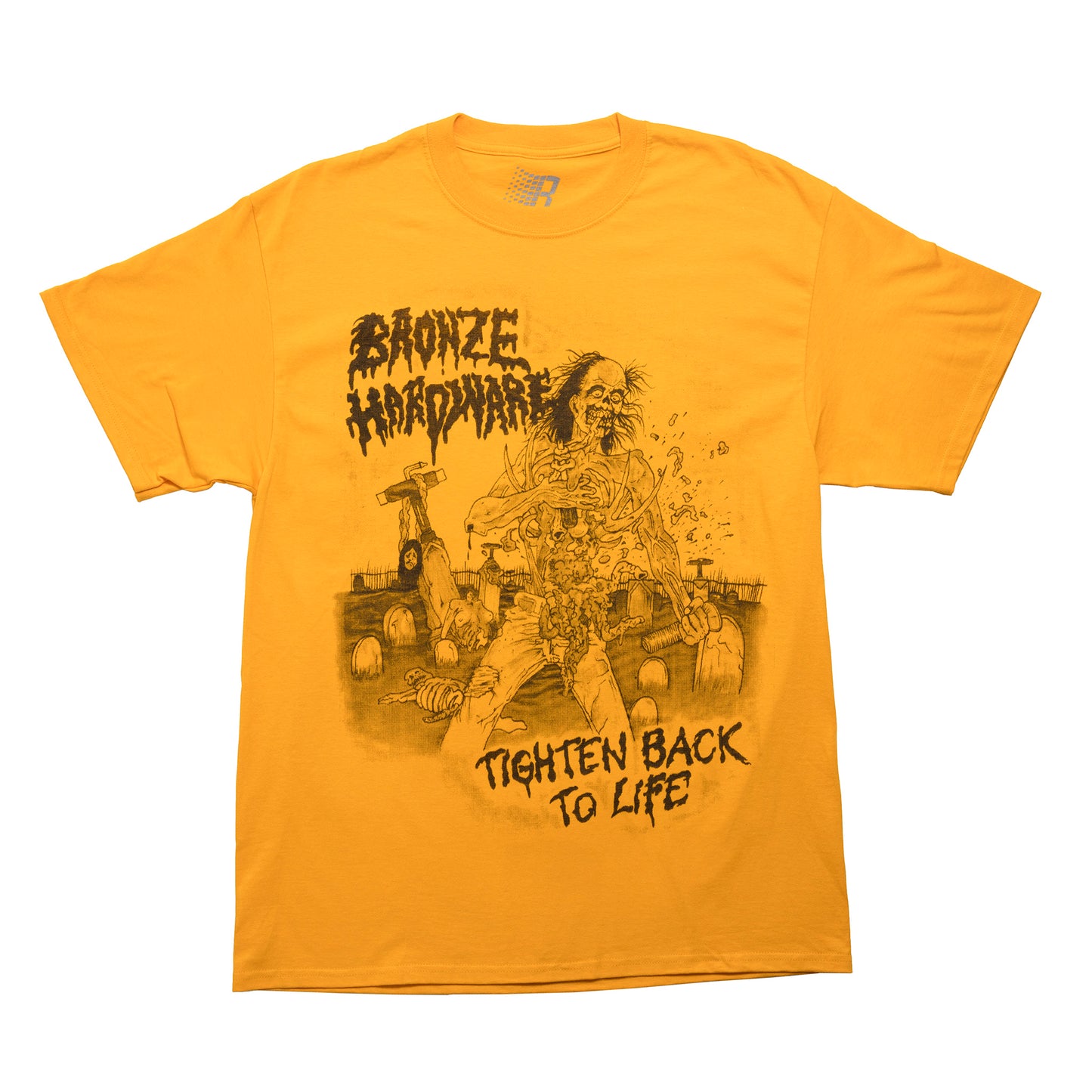 TIGHTEN BACK TO LIFE TEE GOLD