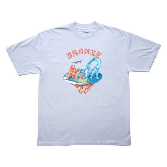 FLAT EARTH TEE POWDER BLUE