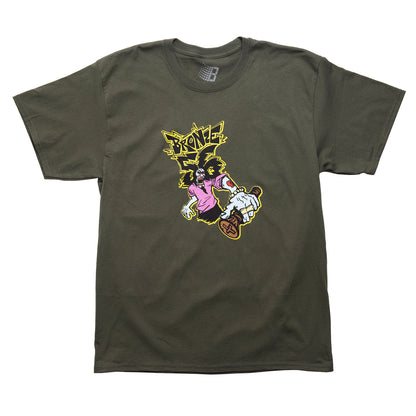 DRUM AND ASS TEE MILITARY GREEN