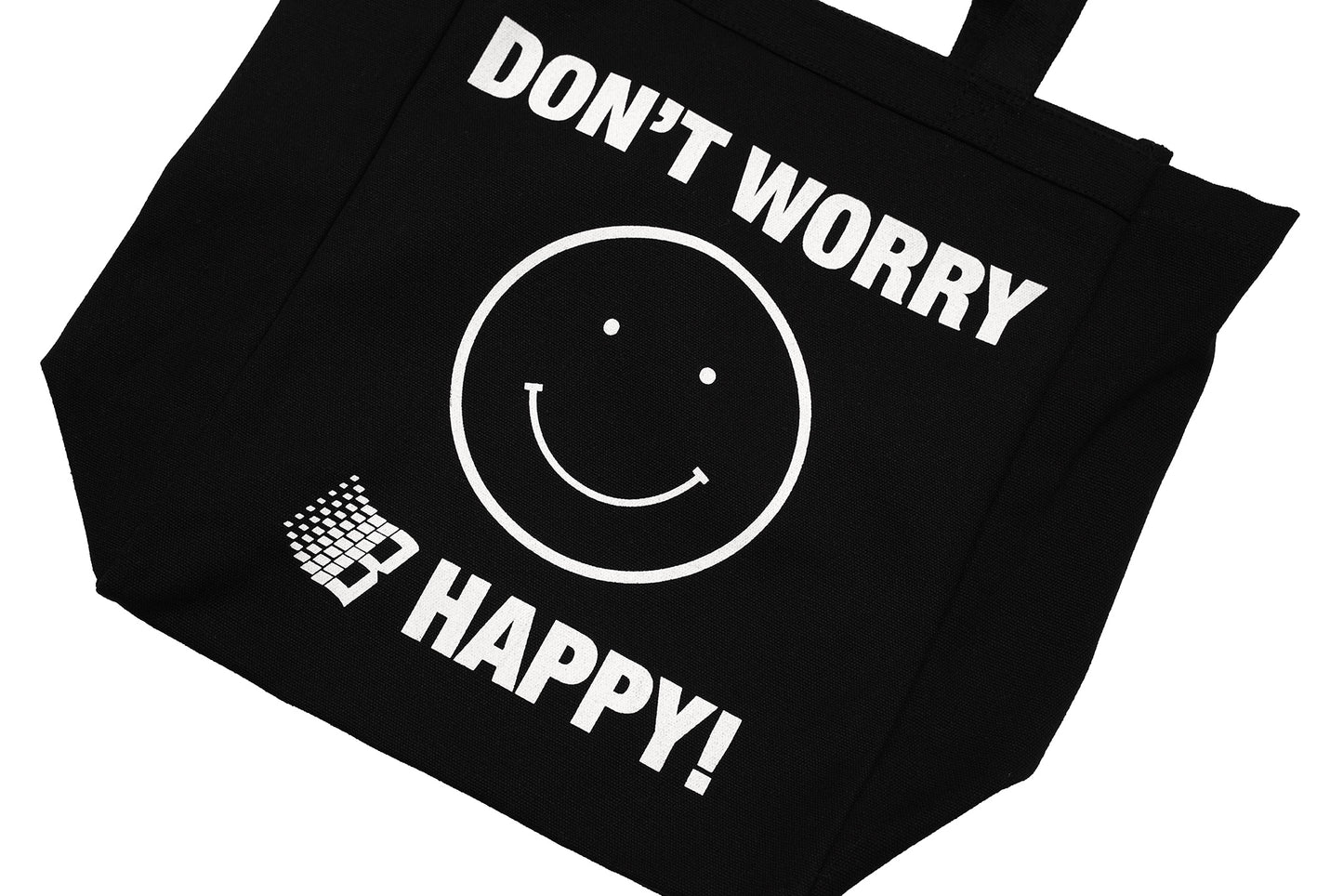DONT WORRY B HAPPY TOTE BAG
