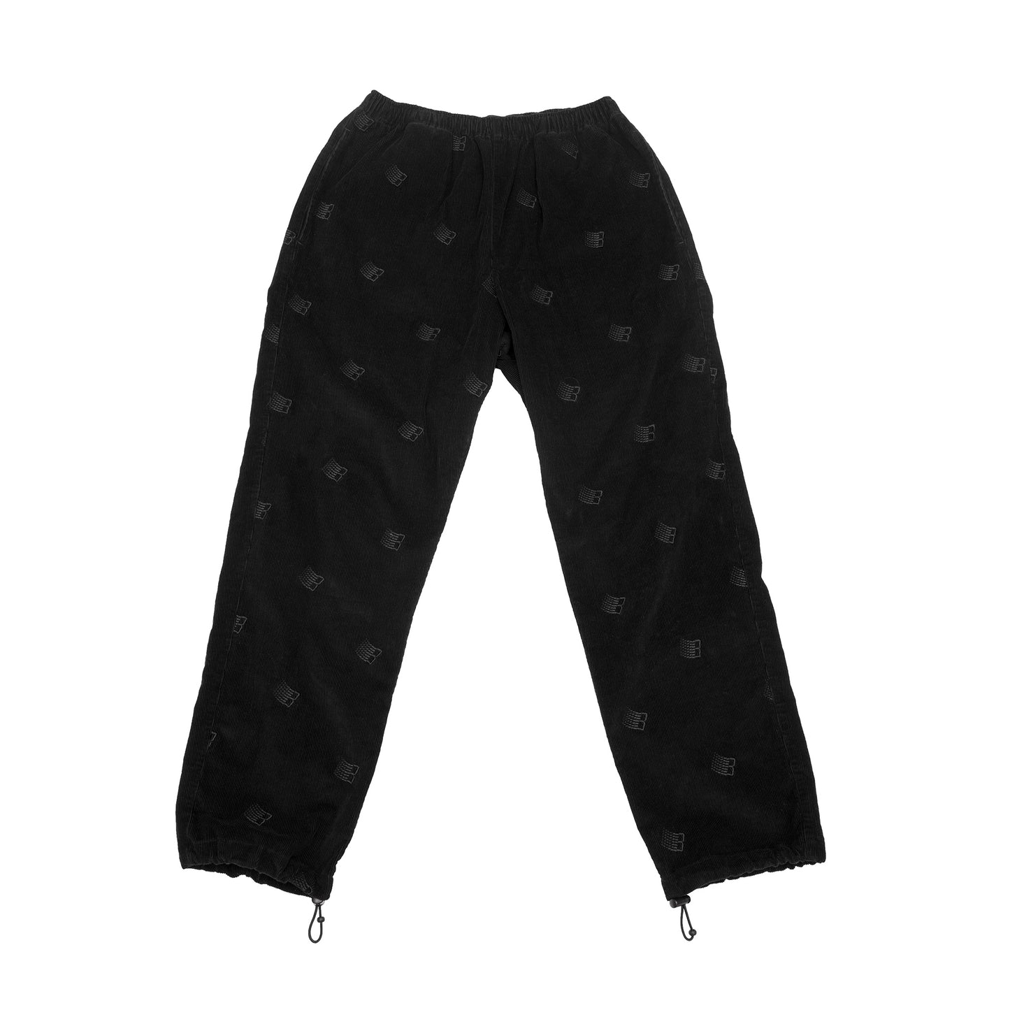 EMBROIDERED SYNCH CORDS BLACK