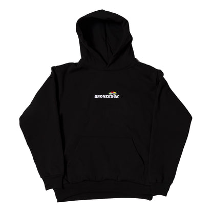 EMBROIDERED SPEED HOODY BLACK