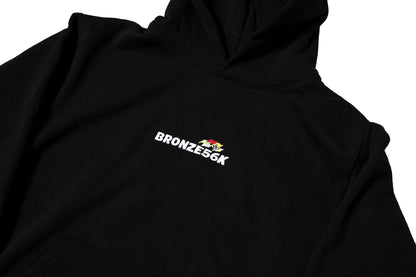 EMBROIDERED SPEED HOODY BLACK