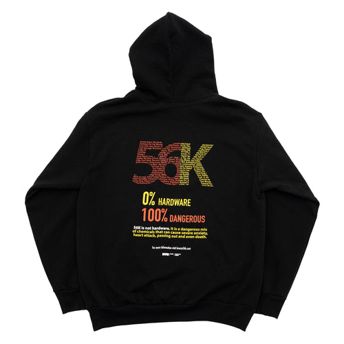 56K2 HOODY BLACK – bronze56